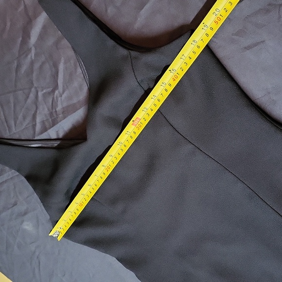 Moda International Classic Little Black Dress with Slit - Picture 7 of 10